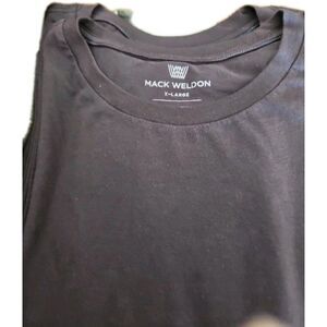 Mack Weldon Black Long Sleeve T-Shirt Size XL Pima Cotton Daily Wear Classic